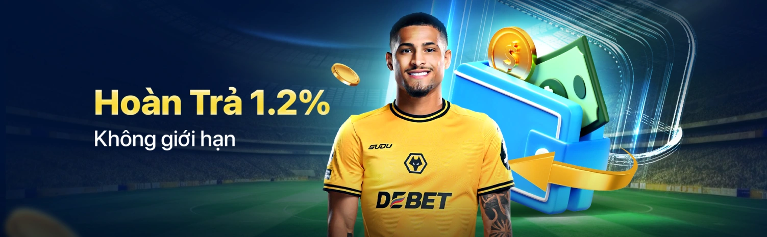 Hoàn Trả 1,2% 9BET